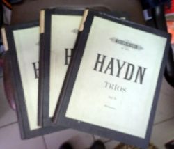 Haydn, Joseph,  Trios fr Pianoforte, Violine und Violoncell Band I, II, III (revidiert v. Fr. Hermann) 