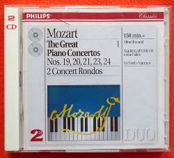 Mozart, Wolfgang Amadeus  2 CD - The Great Piano Concertos Nos. 19, 20, 21, 23, 24. 2 Concert Rondos (Alfred Brendel, Academy of St. Martin in the Fields, Sir Neville Marriner) 