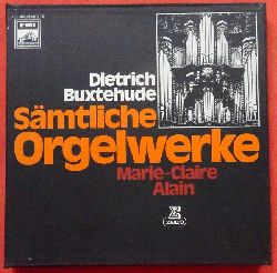 Buxtehude, Dietrich  Smtliche Orgelwerke (Marie-Claire Alain) (7 LP 33 1/3) 