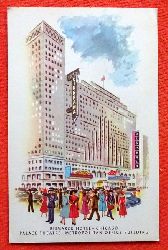   Ansichtskarte AK Bismarck Hotel. Chicago. Palace Theatre. Metropolitan Office Building 