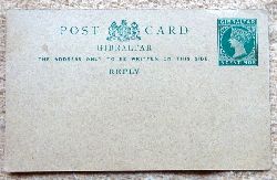   postcard / Ganzsache Gibraltar 5 centimos grn 