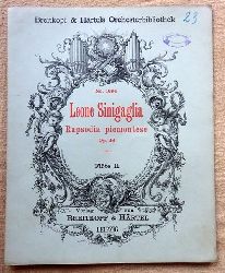 Sinigaglia, Leone  Rapsodia piemontese Opus 26 fr Violine und Orchester (Flte II) 