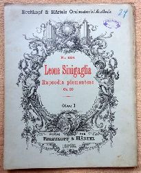 Sinigaglia, Leone  Rapsodia piemontese Opus 26 fr Violine und Orchester (Oboe I) 