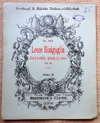 Sinigaglia, Leone  Rapsodia piemontese Opus 26 fr Violine und Orchester (Oboe II) 