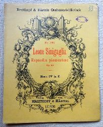 Sinigaglia, Leone  Rapsodia piemontese Opus 26 fr Violine und Orchester (Horn IV in E) 