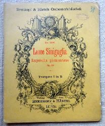 Sinigaglia, Leone  Rapsodia piemontese Opus 26 fr Violine und Orchester (Trompete I in D) 