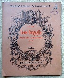 Sinigaglia, Leone  Rapsodia piemontese Opus 26 fr Violine und Orchester (Pauken) 