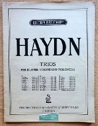 Haydn, Joseph  Trios fr Pianoforte, Violine und Violoncell Nr. 18 D dur (E.B. 1118) + 2 Stimmhefte 
