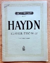 Haydn, Joseph  Trios fr Pianoforte, Violine und Violoncell Nr. 27 F dur (E.B. 1127) + 2 Stimmhefte 