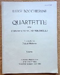 Boccherini, Luigi  Quartette fr 2 Violinen, Viola und Violoncello Op. 8, No. 5 D dur (Violine I) 