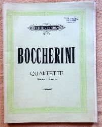Boccherini, Luigi  Ausgewhlte Quartette fr 2 Violinen, Viola und Violoncell hg. v. Richard Hofmann (Violino I+II, Viola, Violoncello) 
