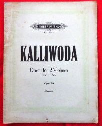 Kalliwoda, J.W.  Duette fr zwei Violinen Opus 180 (Duos / Duets) (Hg. Friedrich Hermann; Violino 1 + 2) 