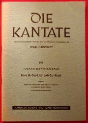 Bach, Johann Sebastian  Nun ist das Heil und die Kraft (BMV 50) (Kantate fr 8-stimmigen Doppelchor, 3 Trompeten, 3 Oboen und Streichorchester, Hg. Paul Horn) 