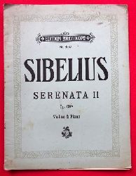 Sibelius, Jean  Serenata II Op. 69b G Moll (Fr Violine-Solo und Orchester & Piano) 