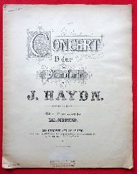 Haydn, Josef  Concert D dur fr Pianoforte (Mit 2 Pianoforte v. Ed. Mertke) 