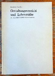 Janofske, Eckehard  Gestaltungsverzicht und Lebensnhe in der modernen Architektur 