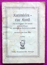 Rees, Hans  Kartenlesen - eine Kunst (Von Kartenzeichen und anderen wichtigen Dingen mit alphabetischem Sachwrterverzeichnis) 