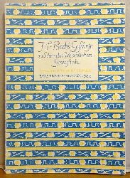 Bach, Johann Sebastian  Die Gesnge zu Schemellis "Musicalischem Gesang-Buch" Leipzig 1736 (BWV 439-507; sowie sechs Lieder aus dem "Klavierbchlein fr Anna Magdalena Bach" 1725 (Ausgabe fr hohe Stimme in den Originaltonarten) 