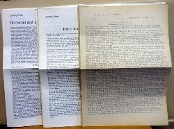 Finckh, Ludwig  Freundesbrief Nr. 3, 5, 9-14 + 23-54 (1951-1964) 