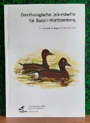 Ornithologische Gesellschaft  BW  Ornithologische Jahreshefte fr Baden-Wrttemberg . BAND 34, HEFT 1/2 Doppelheft - Oktober 2018 