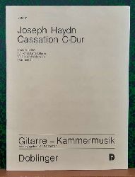 Haydn, Joseph  Cassation C-Dur (Hoboken III:6) fr konzertante Gitarre, Violine und Violoncello (Karl Scheit) 