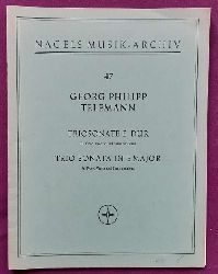 Telemann, Georg Philipp  Triosonate E-Dur fr Flte, Violine und Basso continuo 