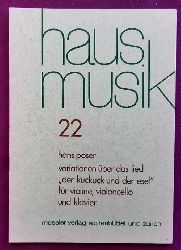 Poser, Hans  Variationen ber das Lied "Der Kuckuck und der Esel" fr Violine, Violoncello und Klavier 