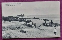   2 Ansichtskarten Libau (heute Liepaja, Lettland). Strand / Libau. Kathedrale (1916 Feldpostkarte, gut erhalten) 