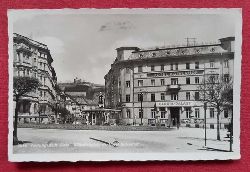   Ansichtskarte AK Festungsstadt Glatz (heute Klodzko) Wilhelmsplatz im Hotel Kaiserhof + Gloria Palast 