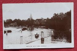   Ansichtskarte AK Marlowe Weir and Church 