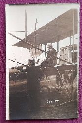   Ansichtskarte AK Fotopostkarte Flugwoche Oberrhein 20.-28. Mai 1911 Vorne im Druck "Jeannin" 