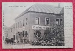   AK Ansichtskarte Gruss aus Stupferich. Gasthaus zur Sonne (L. Kast) (hinten hs. Soldaten-Brief an Kanonier Kast Feldart. No. 50 III. Batterie Karlsruhe-Gottesau) 