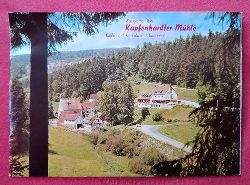   Werbeprospekt / Reiseprospekt Waldgasthof-Hotel Kapfenhardter Mhle, Kapfenhardt Krs. Calw im Schwarzwald 