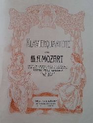 Mozart, Wolfgang Amadeus  Klavierquartette Quartett 3 (KV 452), 4 (KV 581), 5 (KV 593) (Hg. und mit Fingersatz und Vortragszeichen versehen von Gustav Adolf Glossner, Ad. Steffen, Th. Luka) 