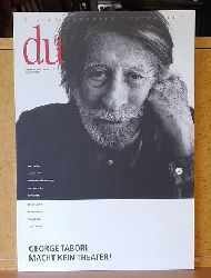 Coninx, Hans-Heinrich (Hg.)  DU September 2001 Nr. 719 (Zeitschrift fr Kultur) (George Tabori. Macht kein Theater) 