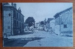   AK Ansichtskarte Vrizy. Klnerstrasse. Frankreich 1914-16 (Stempel Maschinen-Gewehr.Kompanie Grenadier-Regiment 110) 