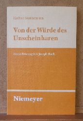 Steinmann, Esther  Von der Wrde des Unscheinbaren (Sinnerfahrung bei Joseph Roth) 