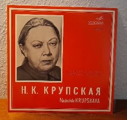 Krupskaja, Nadeschda  Recording the Speechs. Nadezhda Krupskaya (1935-1937) LP 33 U/min. 10" 