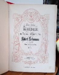 Schumann, Robert  Smtliche Lieder fr eine Singstimme mit Klavierbegleitung Band I (1) (Ausgabe fr Hohe Stimme) (Rev. v. Max Friedlnder) 