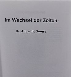 Doerry, Albrecht Dr. (Uezen  Im Wechsel der Zeiten (Biografie v. A. Doerry v. 1978 mit Nachtrag v. 1997) 