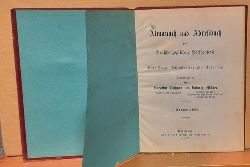 Comar, Karoline und Ludwig Mller  Almanach und Adrebuch des Groherzoglichen Hoftheaters. Neue Folge. (48.) Achtundvierzigster Jahrgang (1. Januar 1898) 