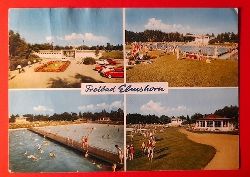   Ansichtskarte AK Elmshorn. Freibad 