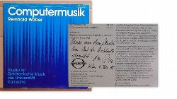Weber, Reinhold  Computermusik LP 33UpM 