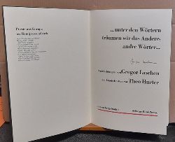 Laschen, Gregor (Nachdichtungen)  ... unter den Wrtern trumen wir das Andere, andre Wrter ... 