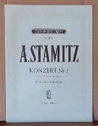 Stamitz, Anton  Konzert Nr. 3 G-dur / G major / Sol majeur fr Viola und Streichorchester / Viola und Klavier (Walter Lebermann) 