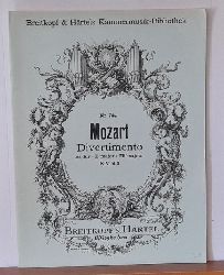 Mozart, Wolfgang Amadeus  Divertimento fr Violine, Viola und Violoncello Es dur / E major / Mi majeur K,V, 563 