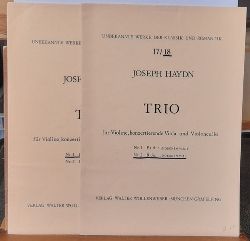 Haydn, Nicolai  Trio B dur fr Violine, konzertierende Viola und Violoncello Nr. 1 + 2 (Hoboken V : 8) 