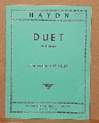 Haydn, Joseph  Duet in D major for Violin and Cello 