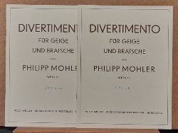 Mohler, Philipp  Divertimento fr Geige und Bratsche Werk 13 