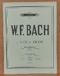 Bach, Wilhelm Friedemann  3 Viola Duos G dur / G major / Sol majeur (Viola Duo No. I) 